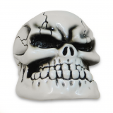 Punchy Skull - Pearl White